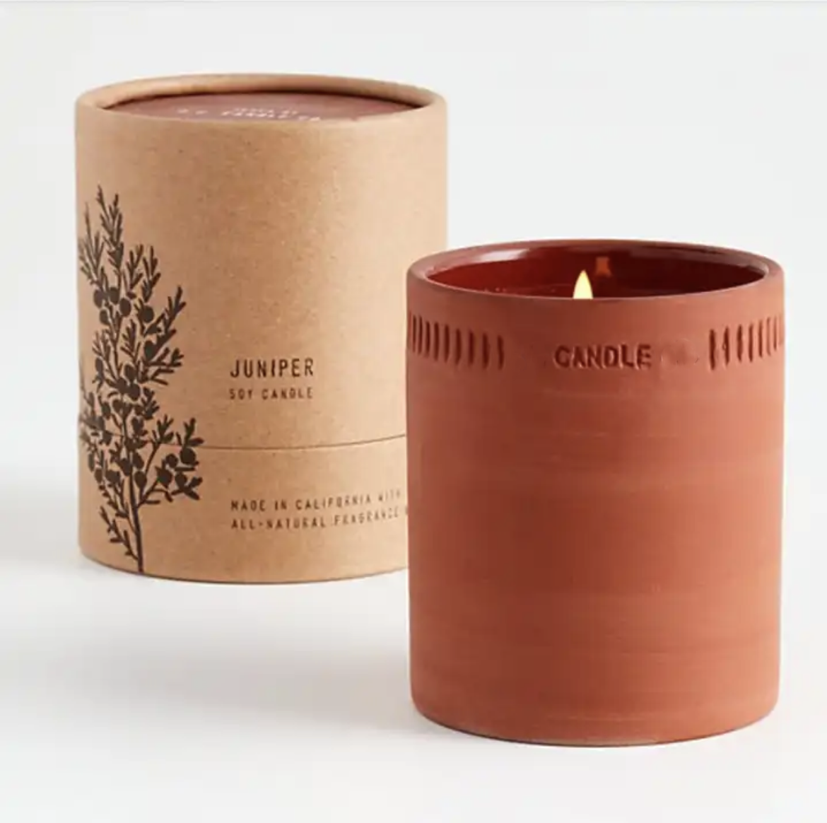 Wholesale luxury pillar natural plant oil pure soy wax scented candle with exquisite kraft paper cylinder gift box manufacture