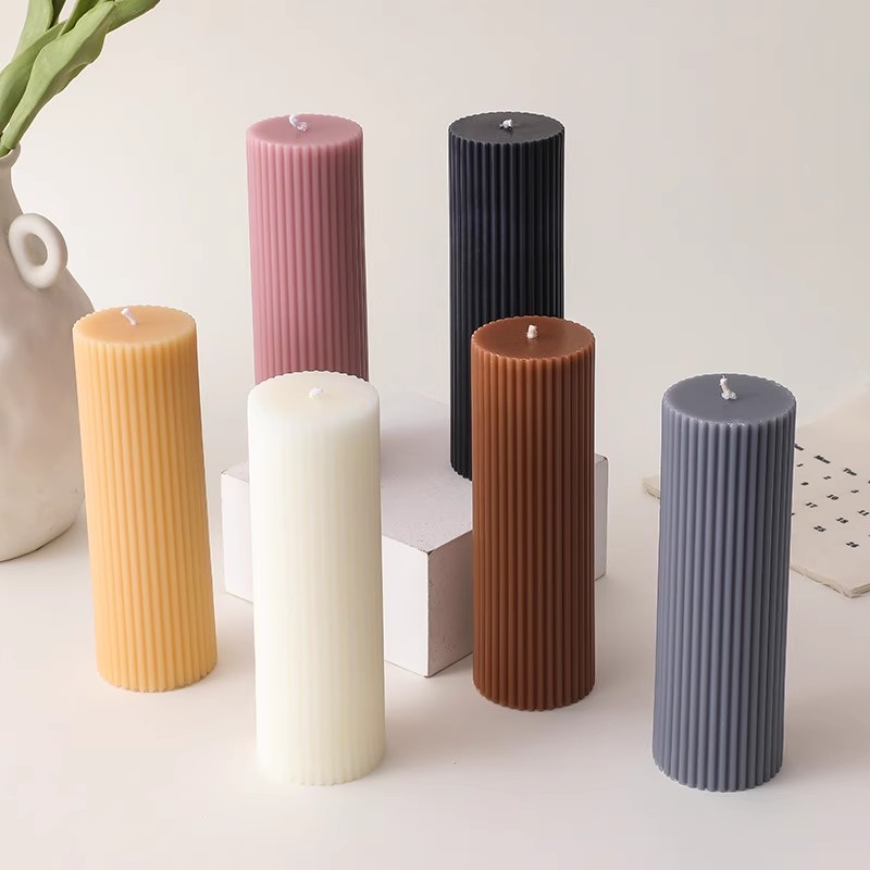 WELLNESS Wholesale Classics Colourful Marble Pillar Handmade Natural Soy Wax Scented Candle & Home Decor Fragrance Birthday Gift details