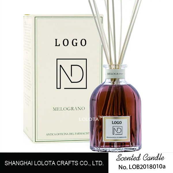 Wholesale customized home decor luxury air freshener perfume colorful reed diffuser gift set for women with gift box factory