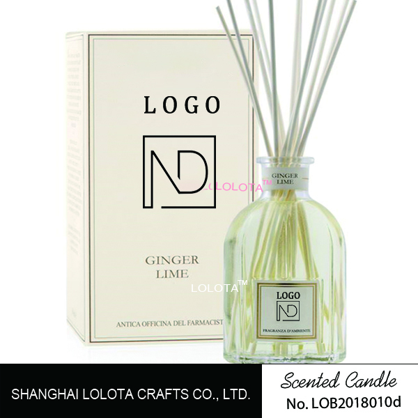 Wholesale customized home decor luxury air freshener perfume colorful reed diffuser gift set for women with gift box manufacture