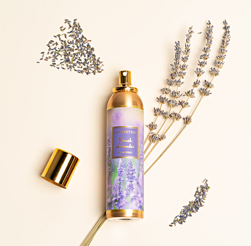 Essential Oil Home Spray Private Label Long Lasting Ocean Lavender Jasmine Teakwood Scent Room Spray details