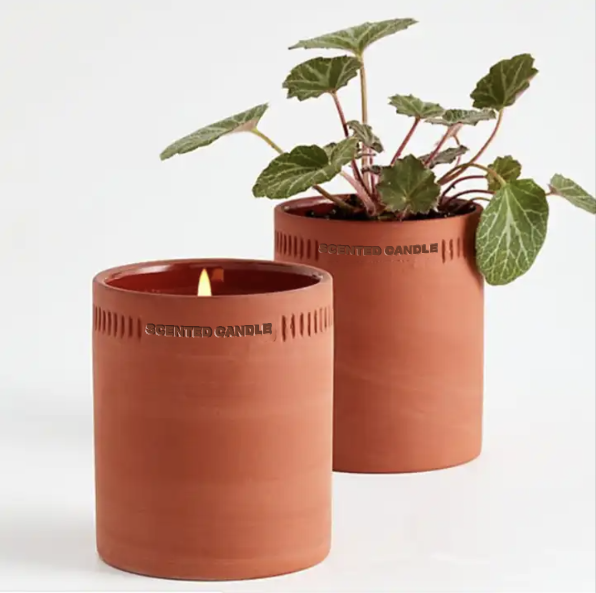 Wholesale luxury pillar natural plant oil pure soy wax scented candle with exquisite kraft paper cylinder gift box details