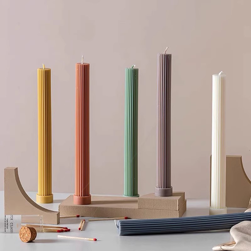 WELLNESS Wholesale Classics Colourful Marble Pillar Handmade Natural Soy Wax Scented Candle & Home Decor Fragrance Birthday Gift supplier