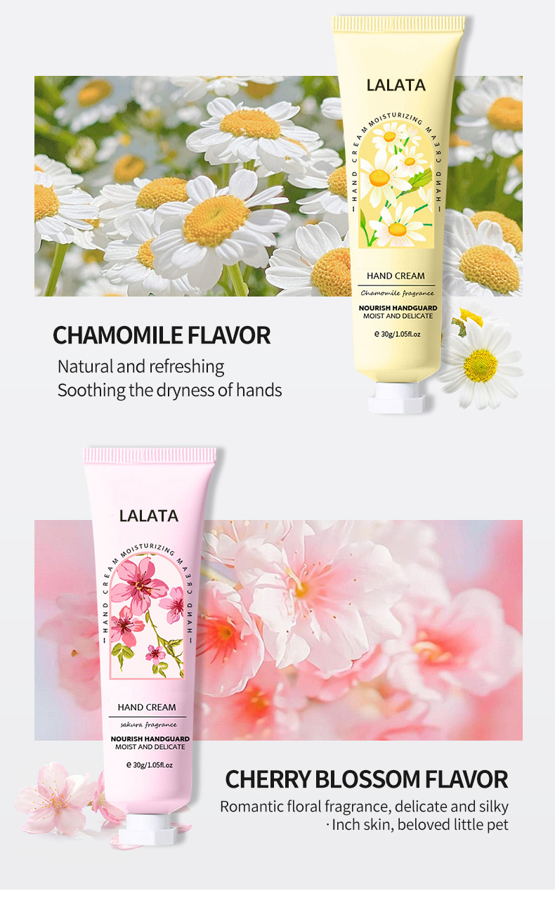 LALATA Wholesale Custom Logo Fruit Plant Extracts Essential Oil Nourishing And Spreading Lightweight Care Hand Cream & Lotion supplier