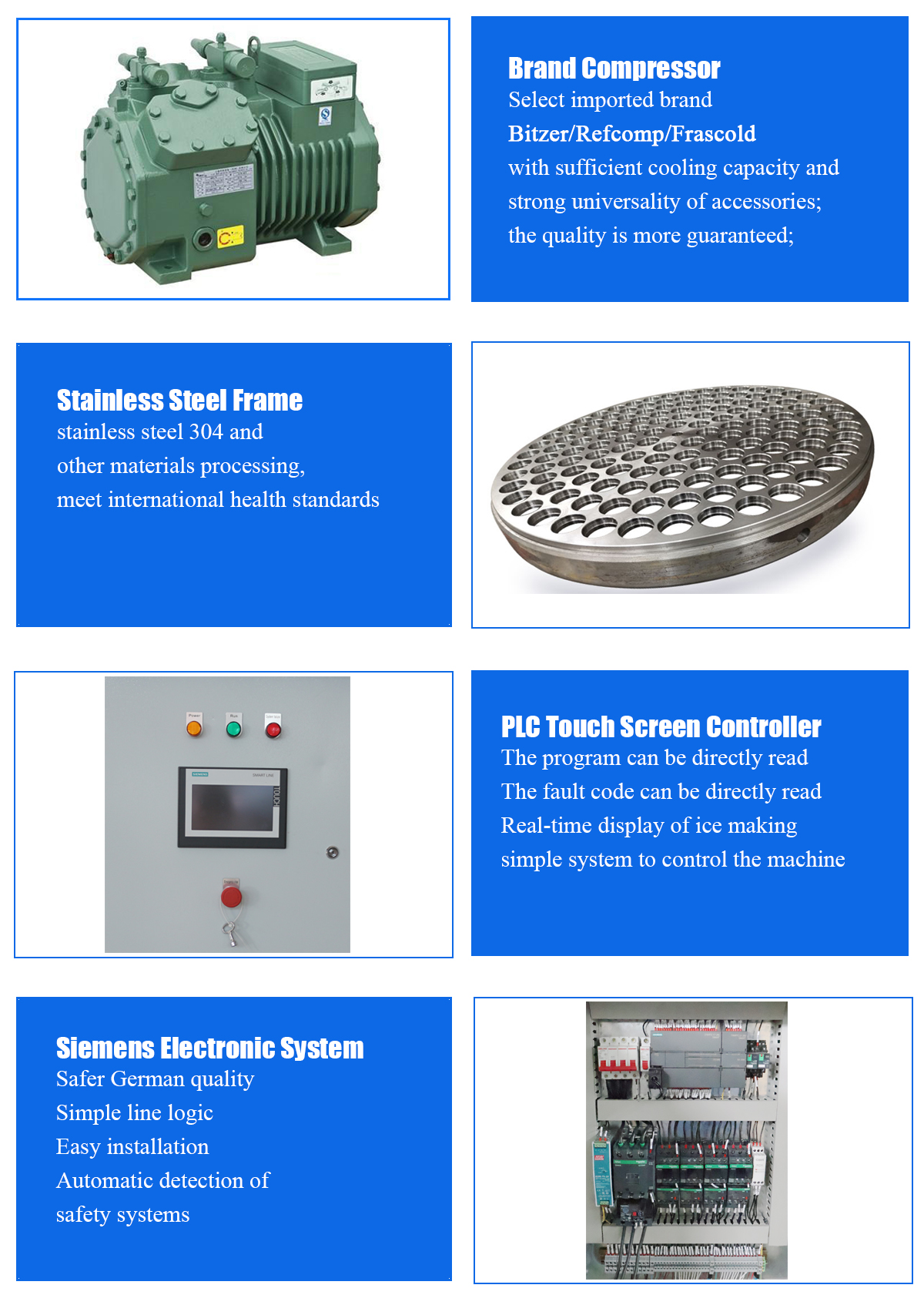 Europe Standard Tube Ice Making Machine factory