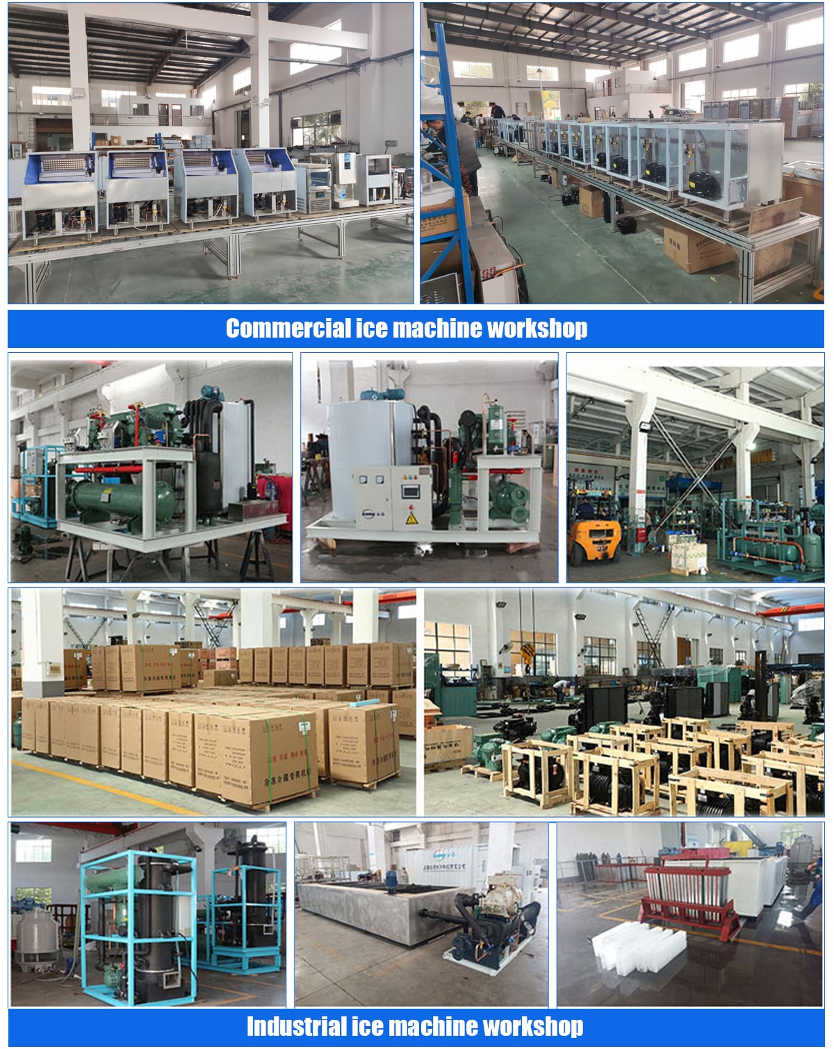 ICEMA Industrial 5T Cube Ice Making Machine details
