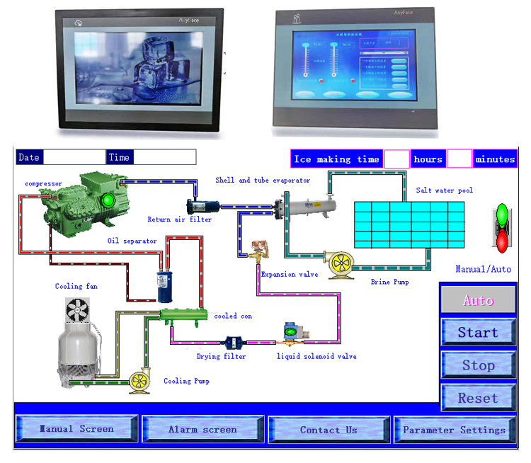 Multi-function Brine Block ice maker supplier