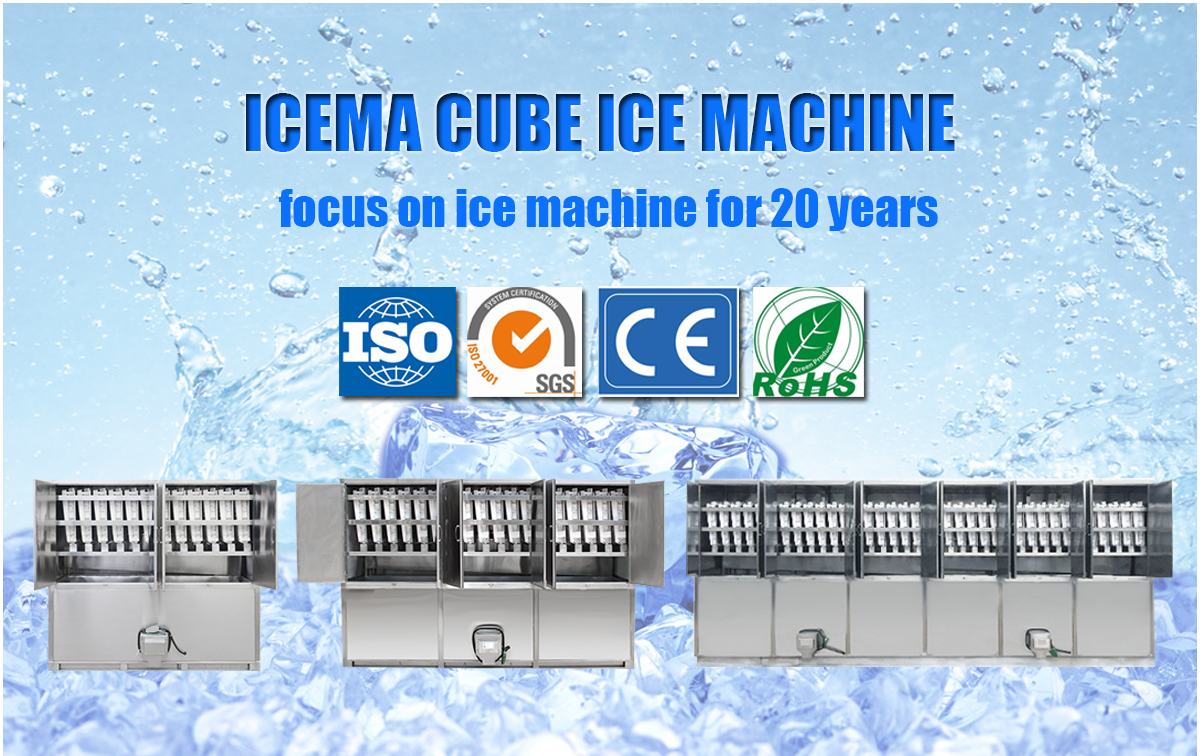 ICEMA Industrial 5T Cube Ice Making Machine details