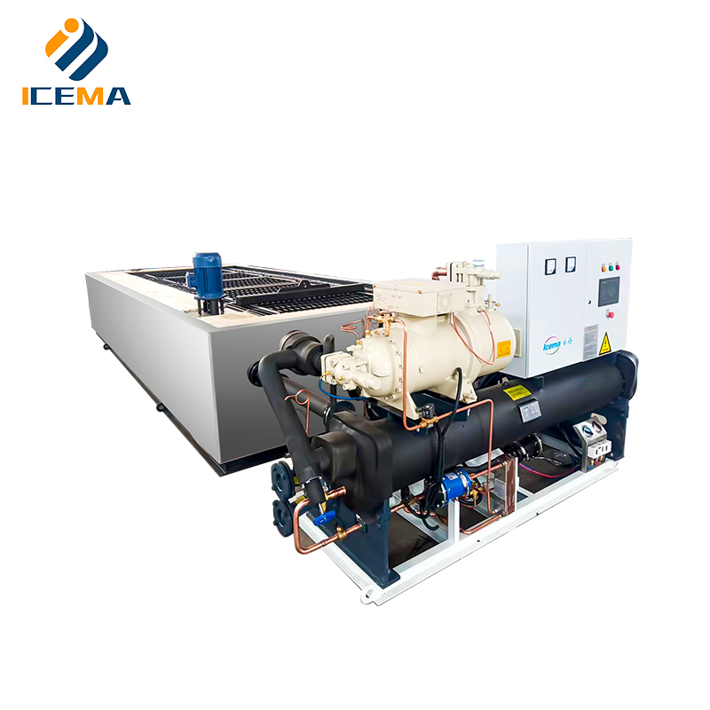 Streamlined ice production process with innovative factory machine