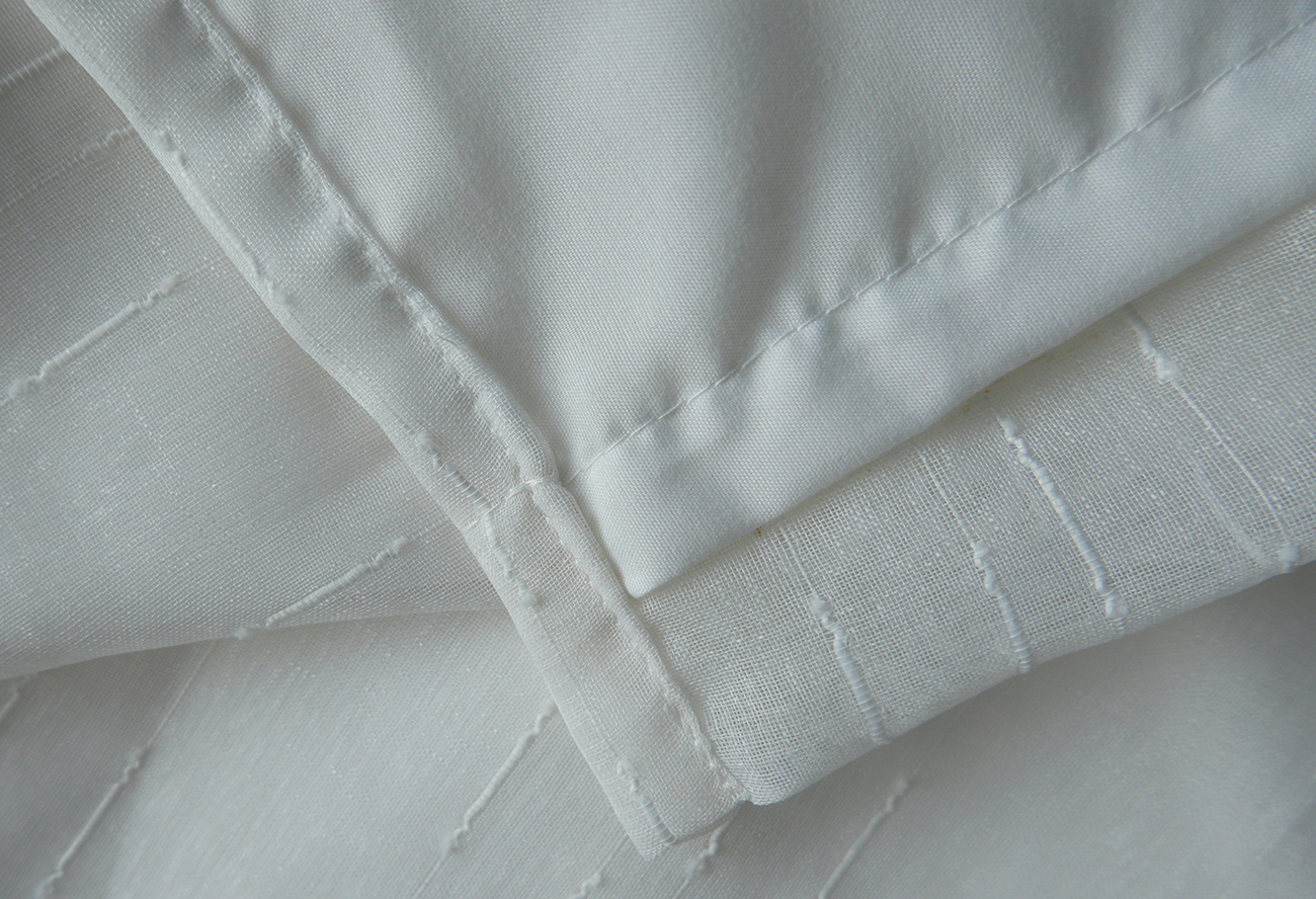 Jacquard double layer window screen details