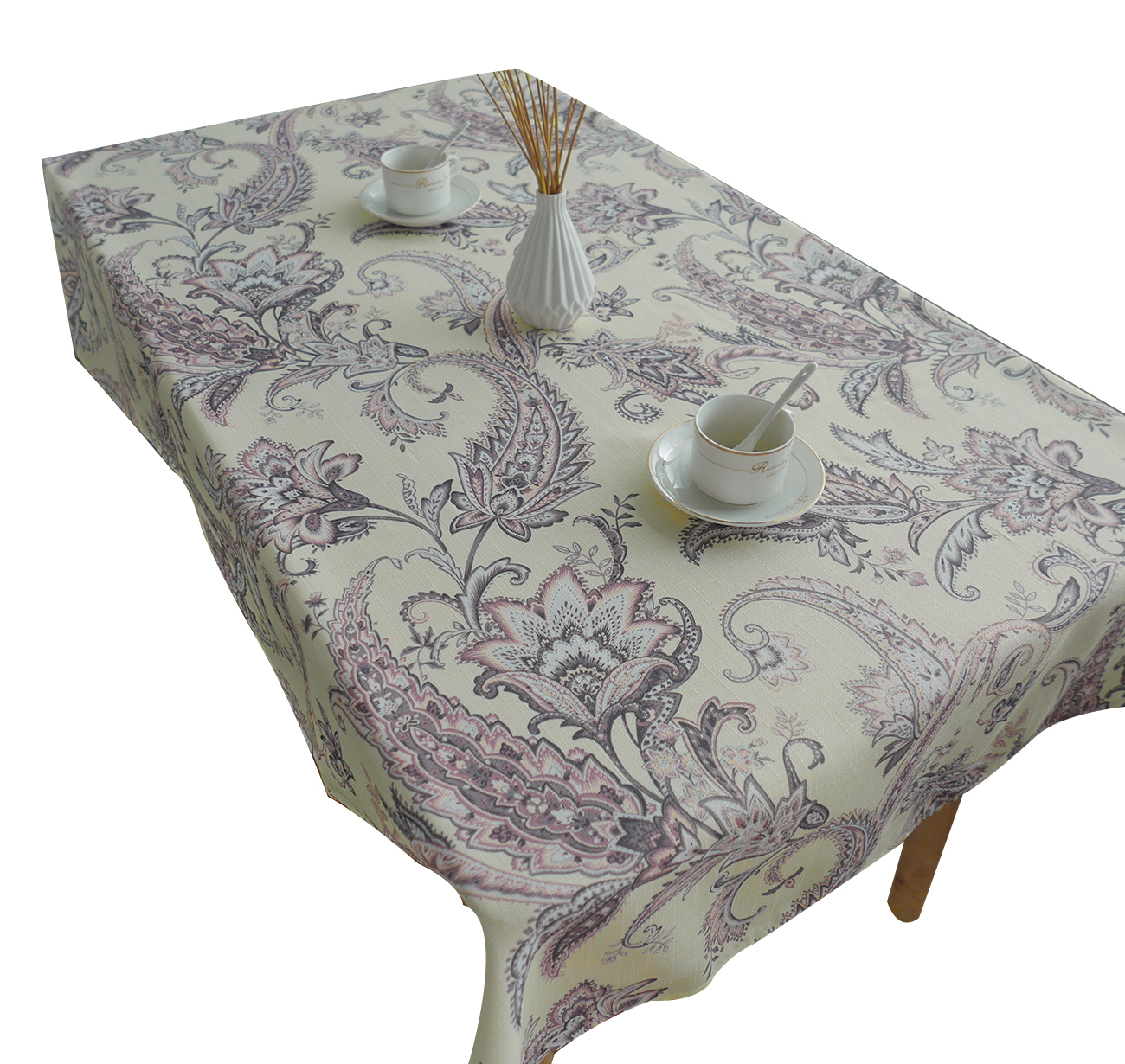 Printed table cloth details