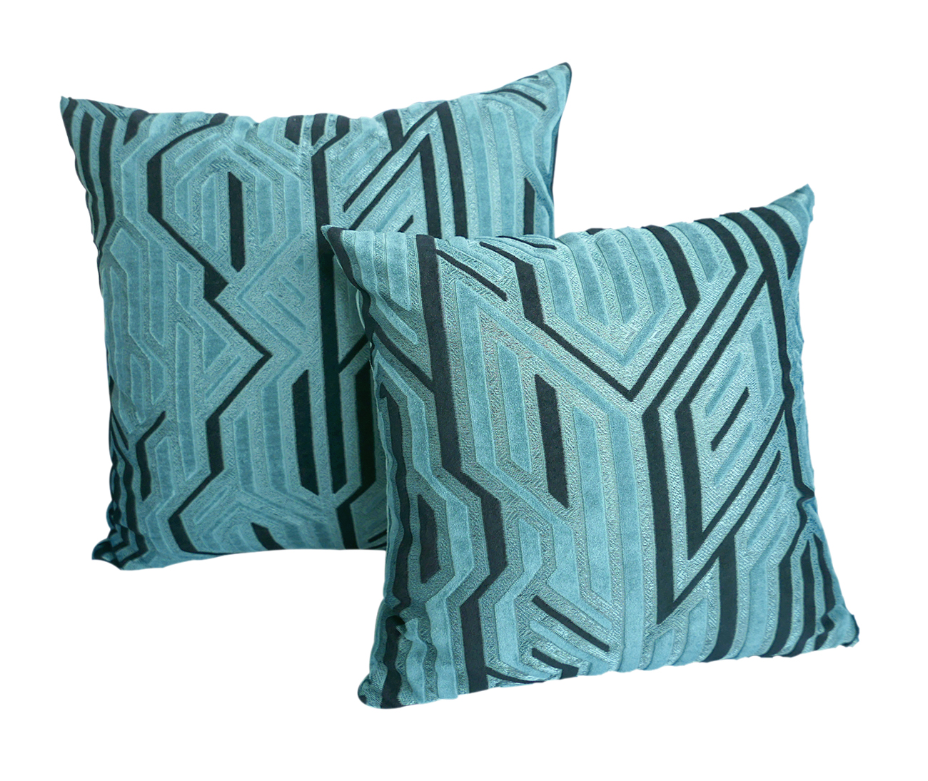 Wholesale by manufacturers Jacquard Cushion Cover Soft Velvet Pillow Covers Geometric Throw Pillow Case Customized pattern manufacture