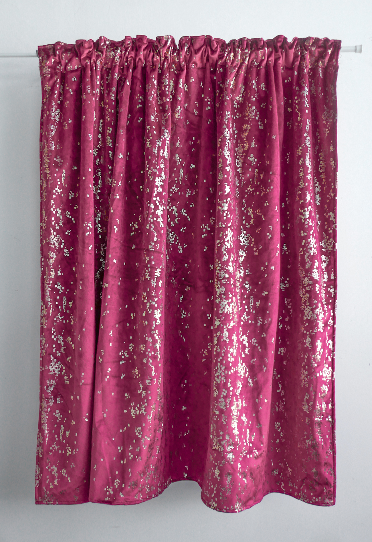 gold foil blackout curtains supplier