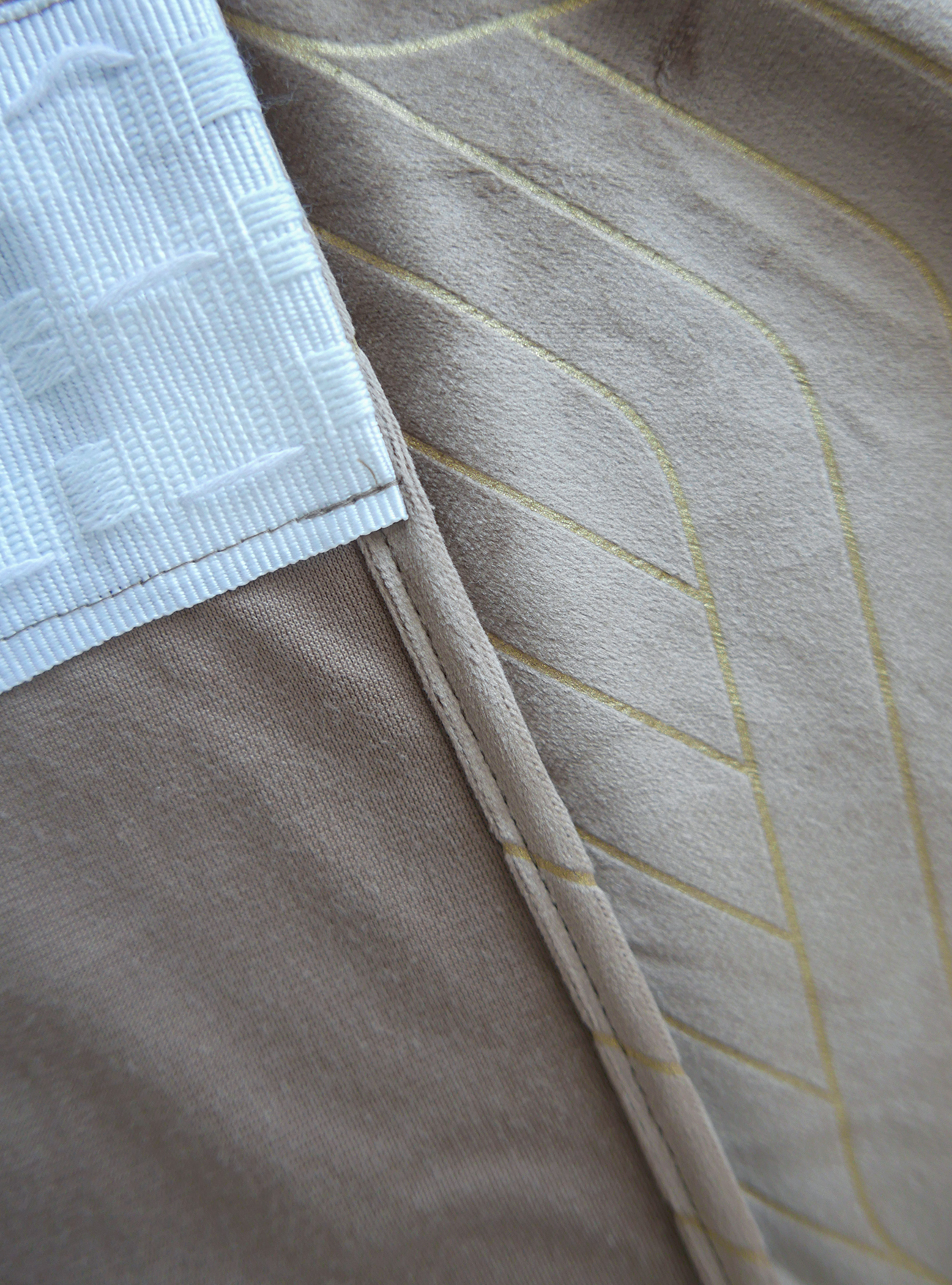 gold foil blackout curtains supplier