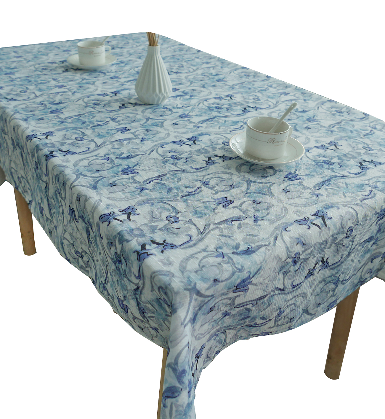 Printed table cloth details