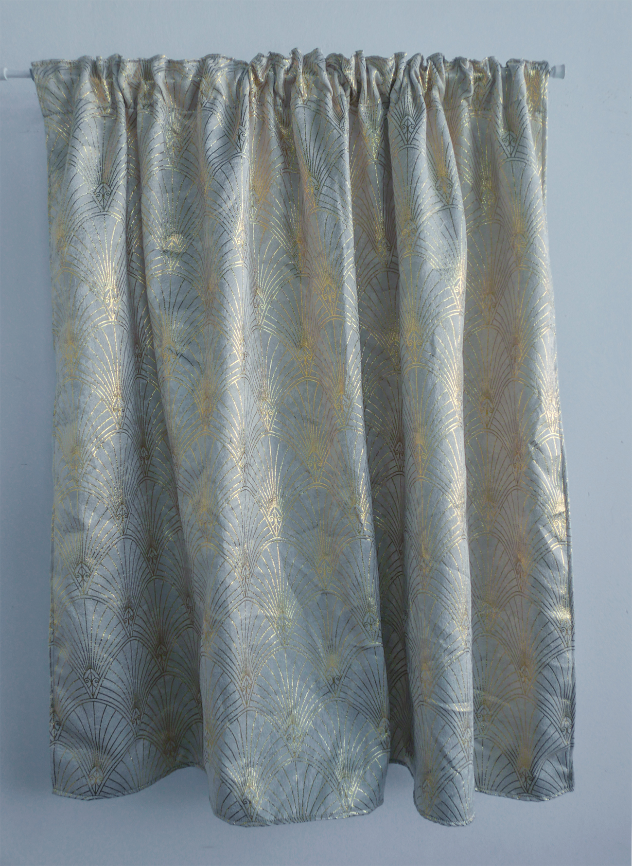 gold foil blackout curtains supplier