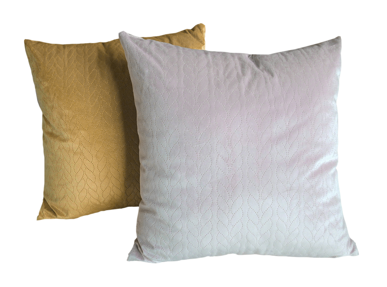Embossed cushion cover manufacture