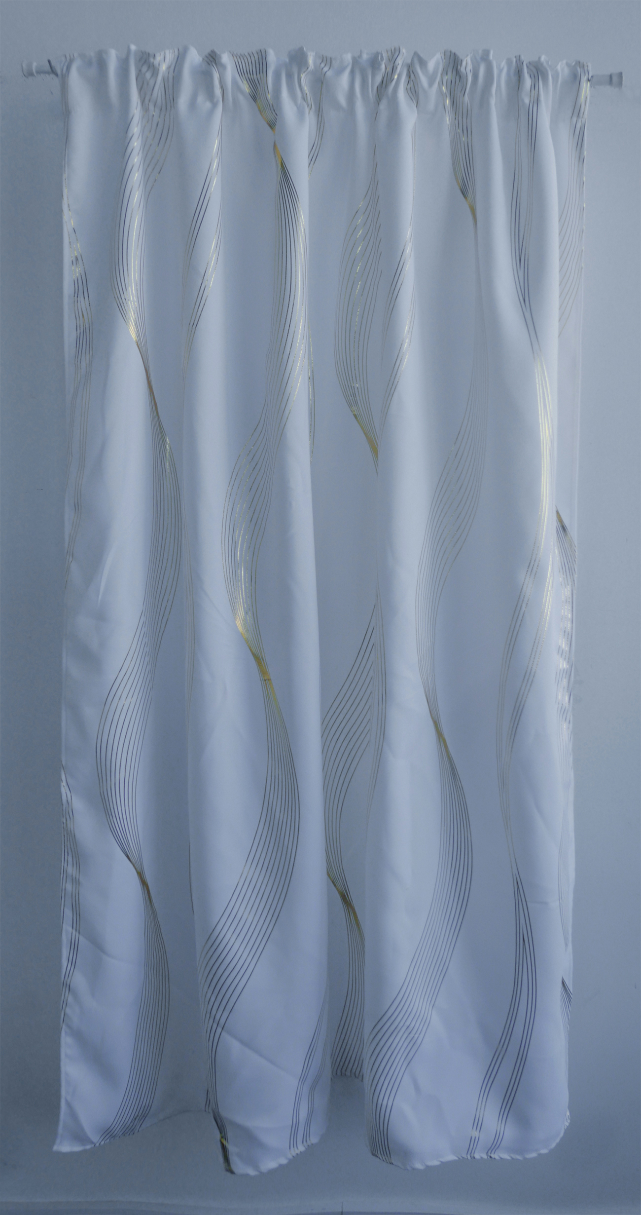 gold foil blackout curtains factory