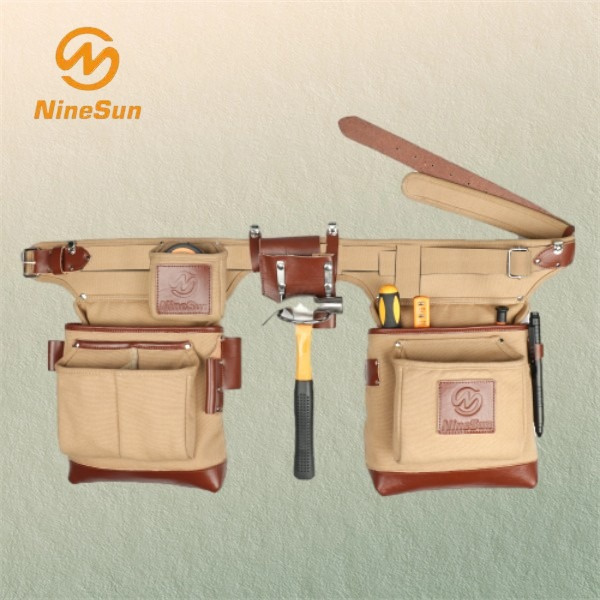 A reliable belt work pouch