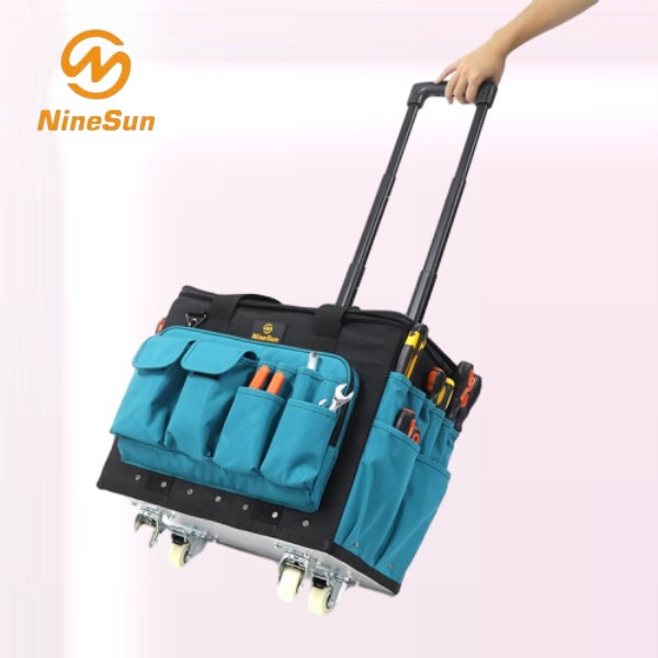 Never waste time searching for tools again with a tool wheel bag