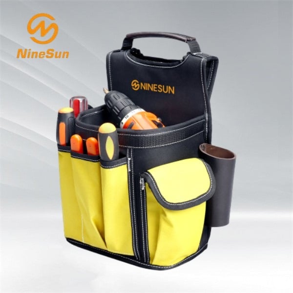 Get the job done in style with a pink tool bag