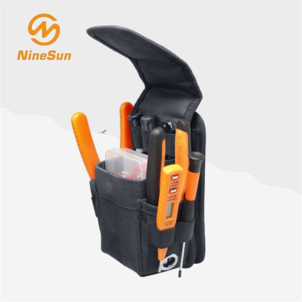 The zipper closure allows for quick and easy access to your tools, preventing them from getting lost or tangled.