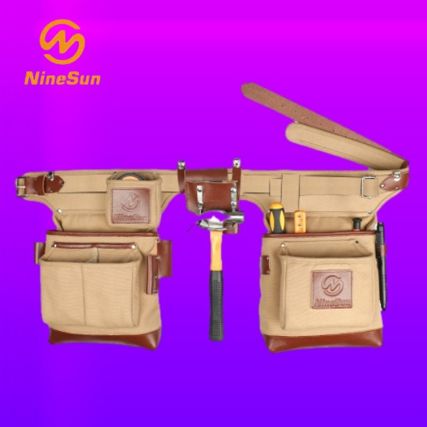 Keep your tools close at hand with a durable work belt and pouch comb