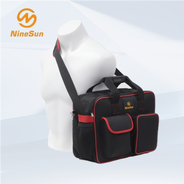 Stay hands-free while working with a waist tool bag
