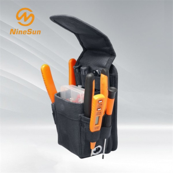 The zipper closure ensures that your tools stay securely in place while you work.