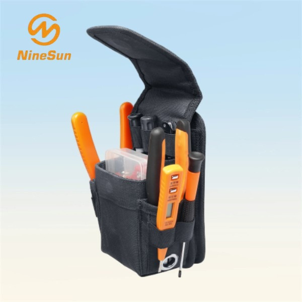 Take this small tool bag with you wherever you go, whether you're working on a project at home or on the job site.