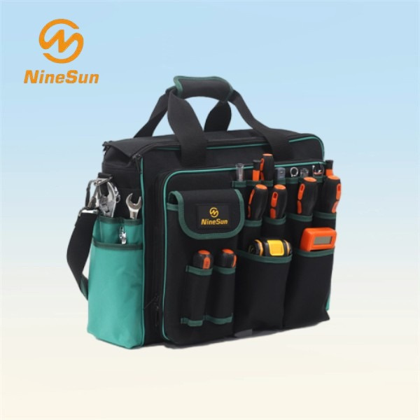 Keep your electrical tools secure and easily accessible with canvas tool bags