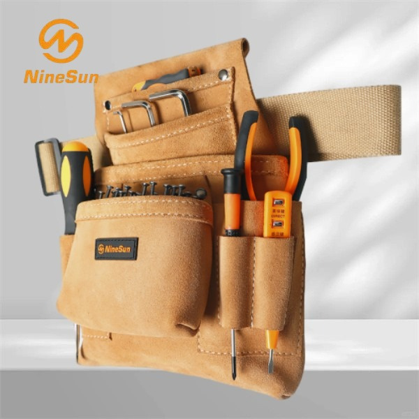 Stay organized on the job with a carpenter's leather tool bel