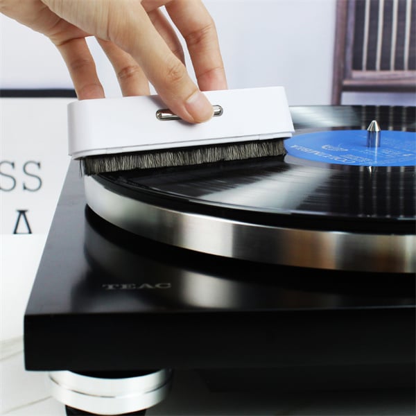 The ultimate tool for maintaining and caring for your precious record collection - the record brush
