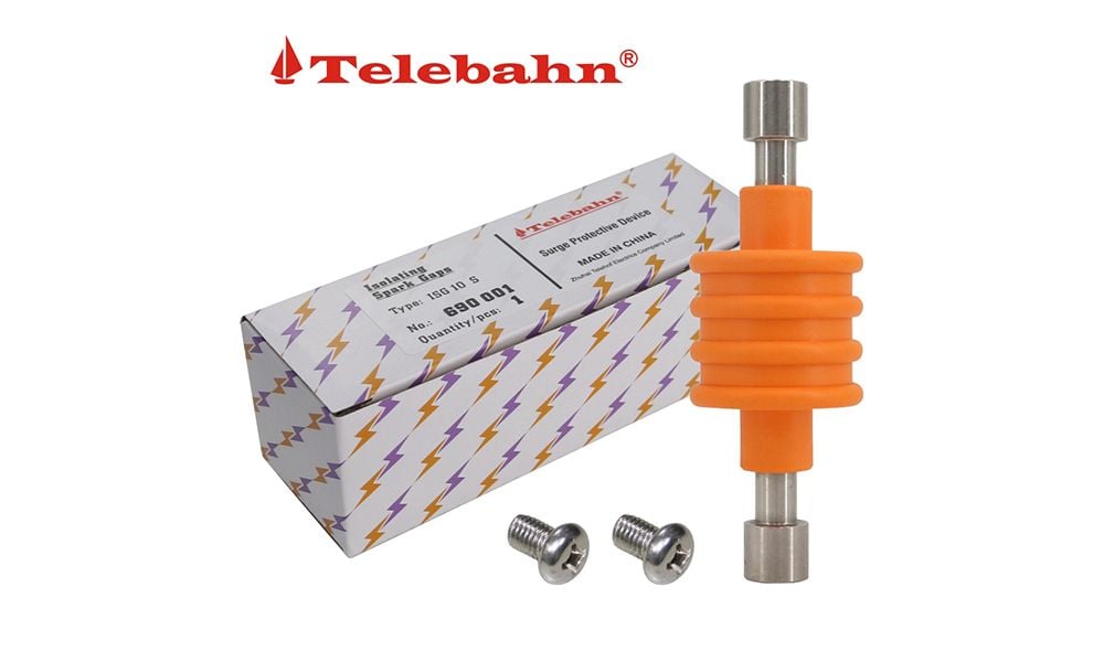 SPDs 10mm 100KA for Lightning Equipotential Bonding Surge Protection Devices Isolating Spark Gap Surge Arrester