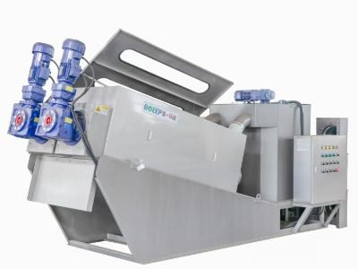 Wofür wird die Entwässerung mittels Schneckenpresse in Industrieanlagen eingesetzt