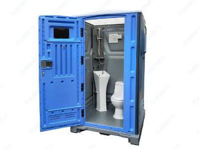What's the advantage of portable toilets?