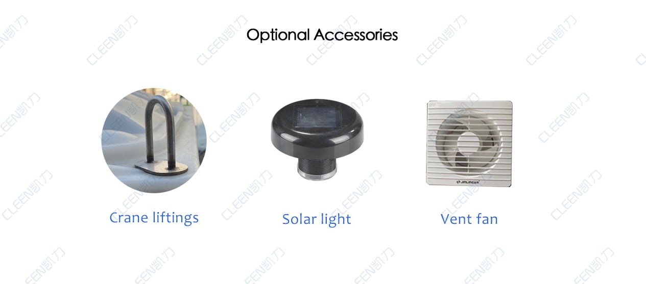 05 Model HDN Strong HDPE plastic portable site toilet factory