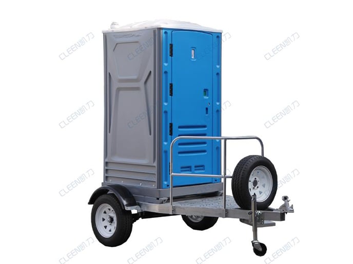 Model HDH — Single trailer for portable toilet