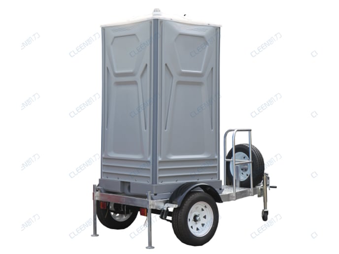 Model HDH — Single trailer for portable toilet