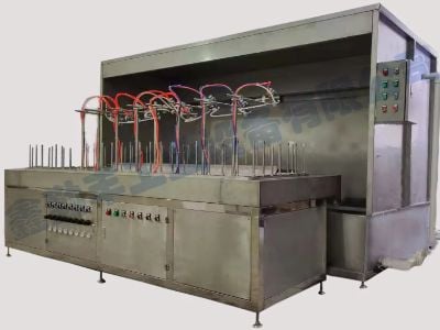 What is the difference between manual spray paint and automatic spray paint?
