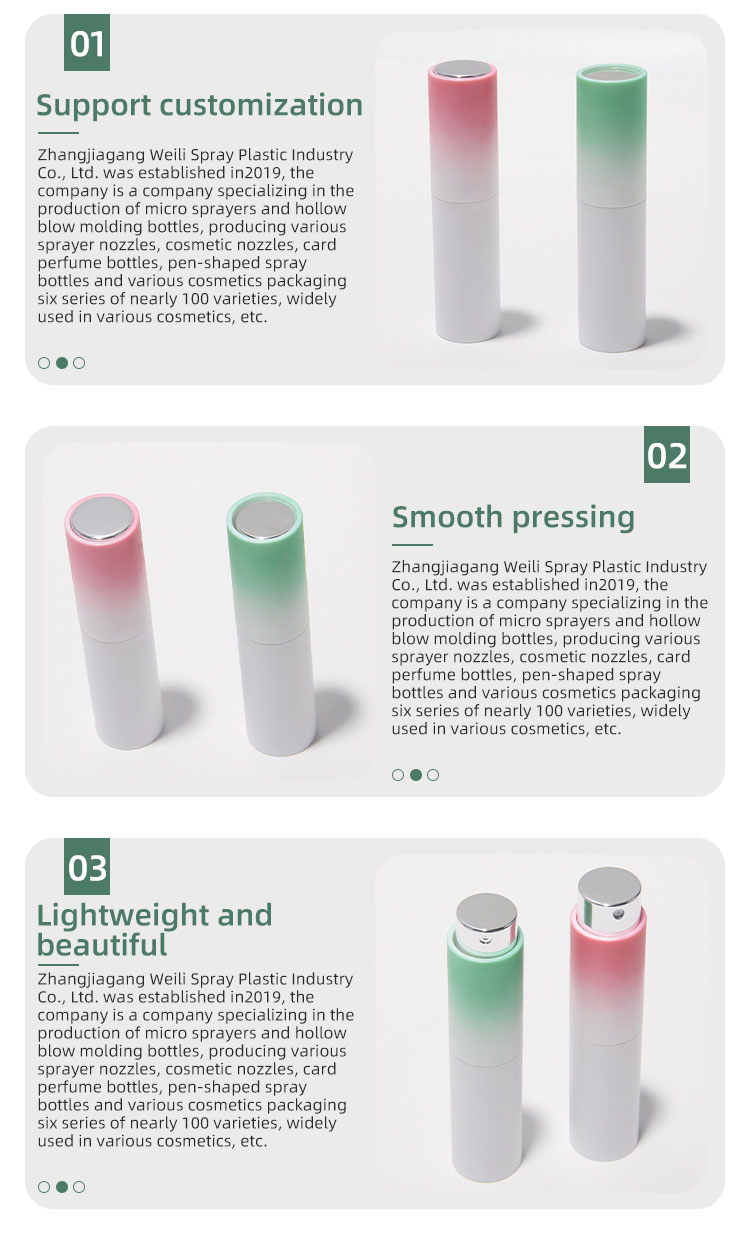 Modern Popular Mini 8ml Easy To Carry Round Morandi Color Empty Refillable Perfume Bottle Atomizer Spray supplier