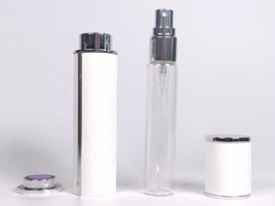 Customization options for a luxury personalized perfume bottle