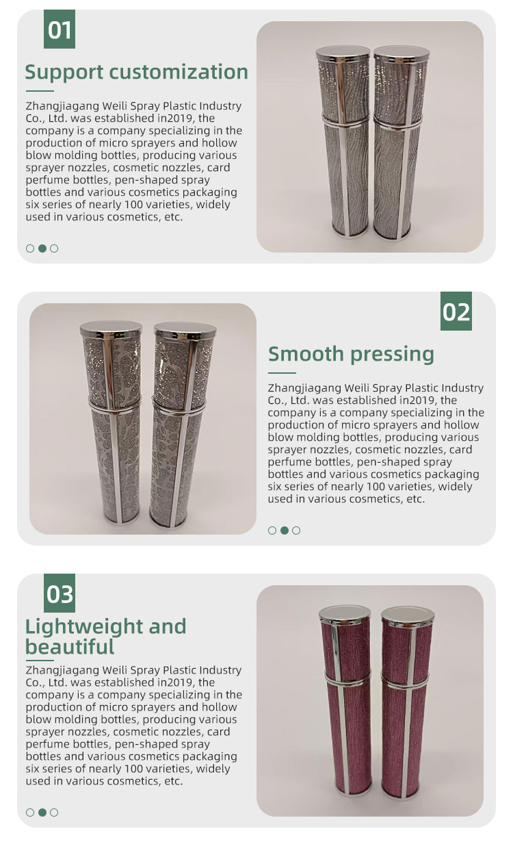 Classic Refillable Perfume Refill Elegant Glass Travel Atomizer Fill Spray Bottle Portable factory