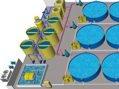 Recirculating Aquaculture Systems for Indoor Fish Production Facilities