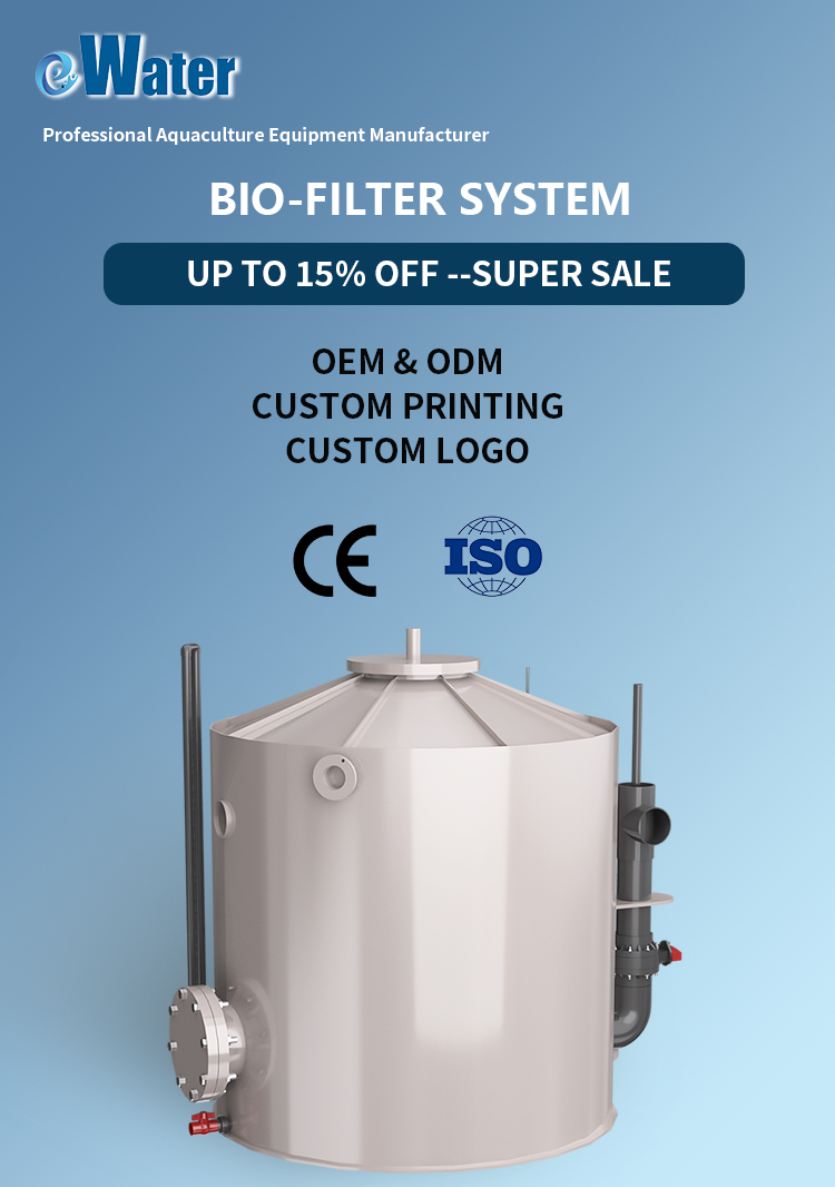High Efficiency RAS Bio Filter for Aquaculture Equipment factory