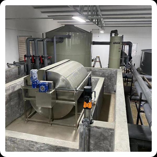 Avantages de l'utilisation de la technologie de filtration par tambour dans les opérations d'élevage de poissons