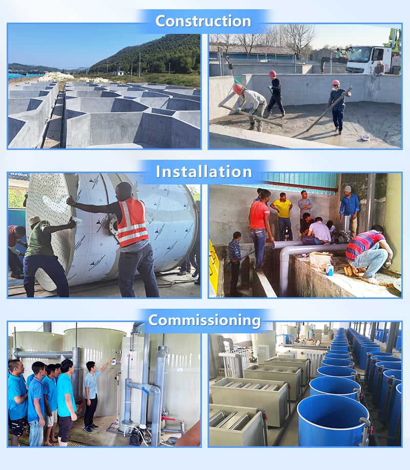 Pisciculture Fish Farming Trout Incubator Shrimp System RAS manufacture