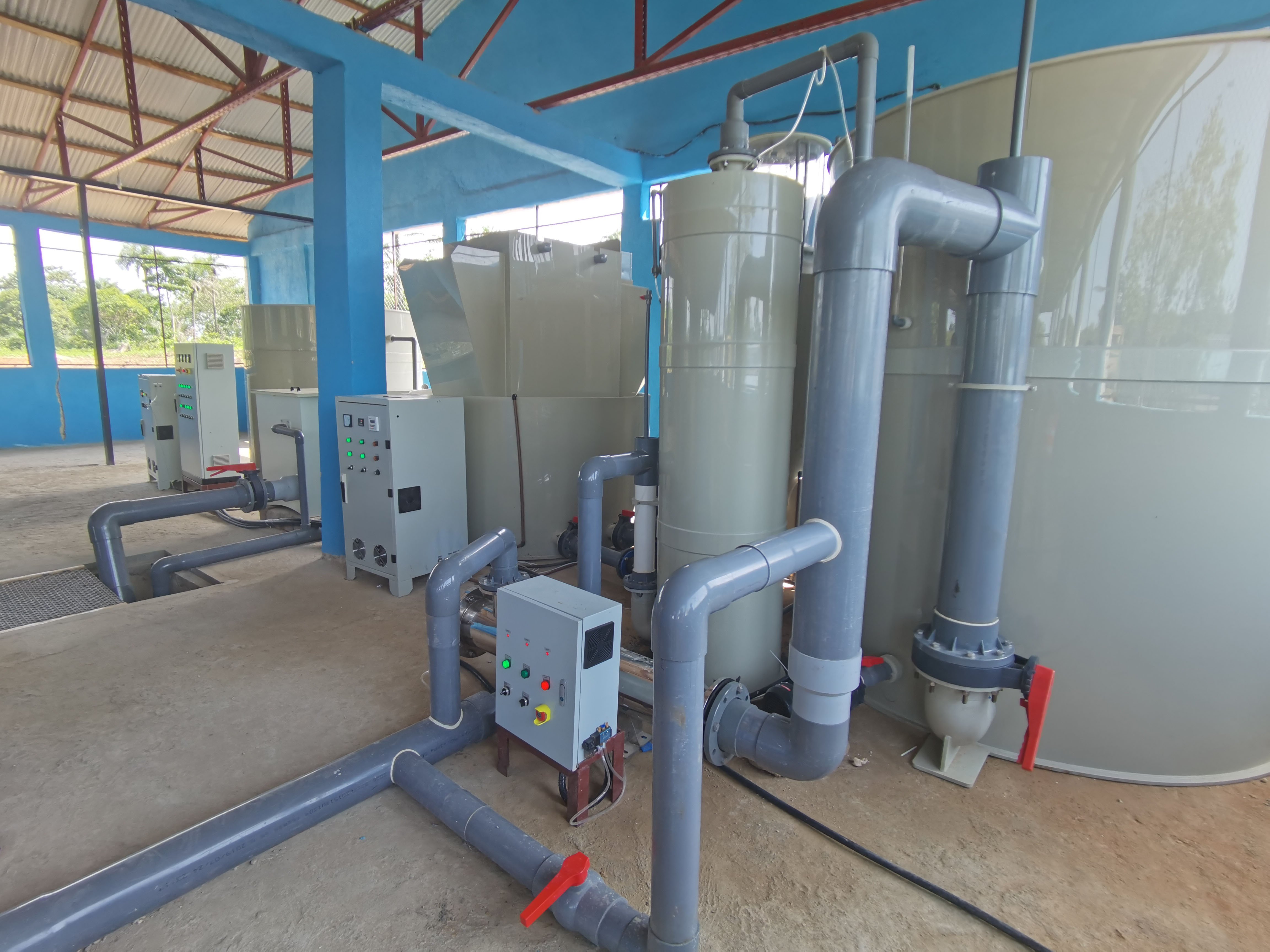 eWater High Efficiency 50T/hr Fish Farming Oxygenation Equipment manufacture