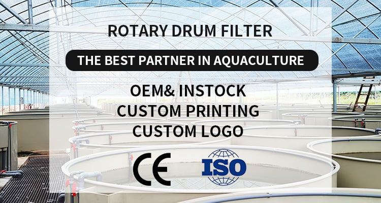 Aquaculture Water Rotary Drum Filter For Fish And Shrimp Equip RAS System details