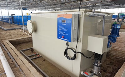 Aquaculture Water Rotary Drum Filter For Fish And Shrimp Equip RAS System factory